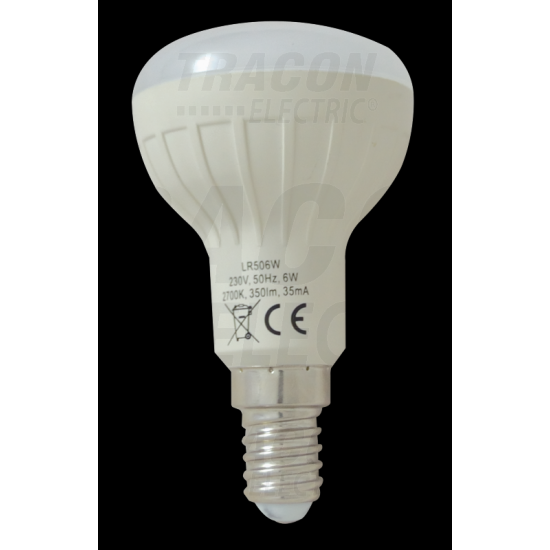 Led R50  E14  6W izzó meleg fehér WW