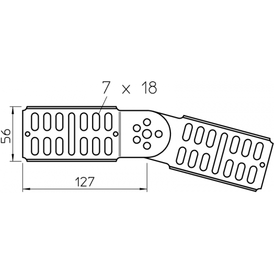 RGV 60 FS RKS csuklós összekötõ   10 db/cs 60x260 Magic