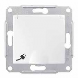 Sedna 2P+F dugalj fehér IP44, 