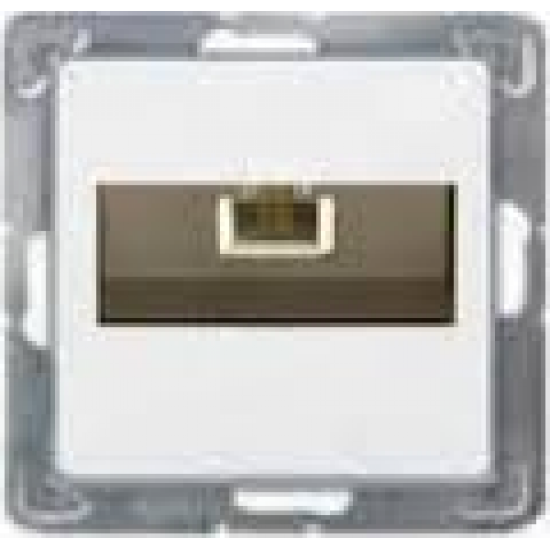 Valena 1xRJ45 Cat5e UTP körömmel fehér